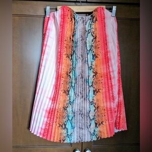 LOVERS + FRIEND'S Aztec Python STRAPLESS DRESS